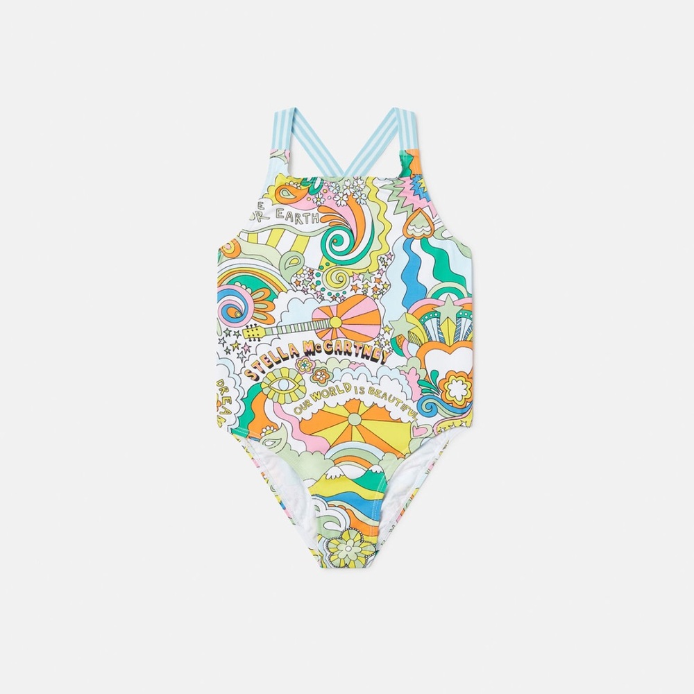 Stella McCartney Kids Love to Dream' Print Swimsuit